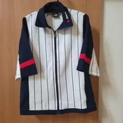 90s Kappa ストライプ柄 半袖ジャージ