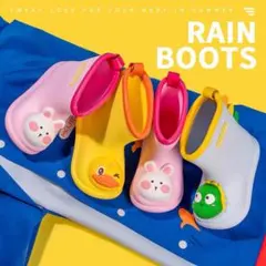 大人気　立体的　動物柄　レインブーツ　長靴　雨靴　キッズ　男の子　女の子