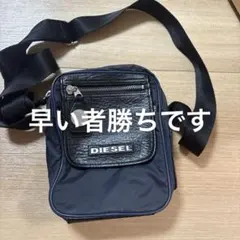 DIESEL ☆ バックル/ワイドベルト ショルダーバッグ(長財布入ります 