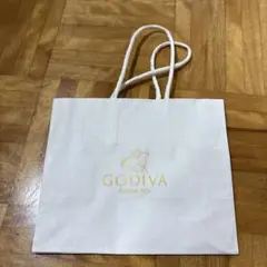 GODIVA ホワイト ショッピングバッグ