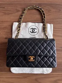 シャネル デカ マトラッセ ラムスキン レア クラッシック CHANEL 大 