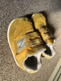 new balance 996イエロー スニーカー ベルクロ　14cm