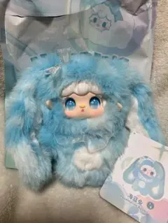 yooki (ヨーキ)ホッピングバニー　水色　垂れ耳うさぎ