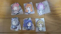 ラブライブ Aqours、虹ヶ咲ラバーストラップ6個セット