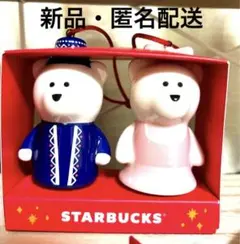 【セール】スタバ　クリスマス　オーナメント　ベアリスタセット　スターバックス