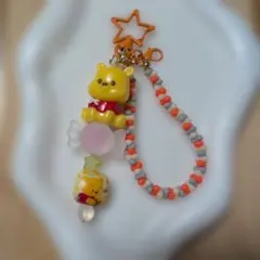 くまのキャラクターストラップ