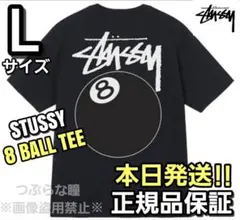 STUSSY 8 BALL TEE Lサイズ ブラック