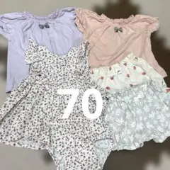 保育園 洗い替え まとめ売り 半袖 短パン セットアップ 70