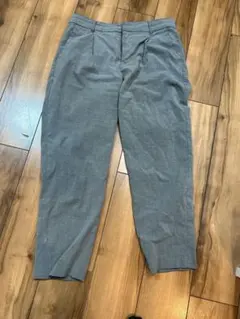 ズボン ボトムス グレー スラックス レディース パンツ グローバルワーク M