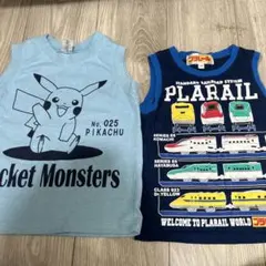 ポケモン　プラレール　タンクトップ　100