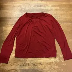 ☆ 赤 ブラウス カットソー