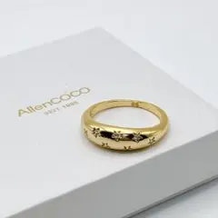 【新品未使用】AllenCOCO スター リング ゴールド US6号（約11号）