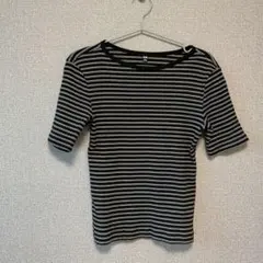 UNIQLO ストライプ 半袖Tシャツ Lサイズ
