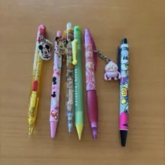 平成レトロ　キャラクター付きシャープペンシルセット