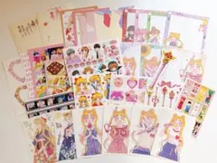 セーラームーン eundi ステッカー バラメモ　セット　紙モノ