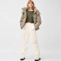 GUカーゴパンツホワイト