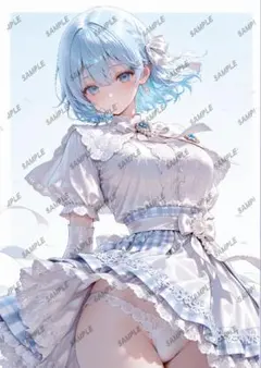 ブルーリフレクション B2メタルクリアポスター 白井日菜子 電撃屋特典