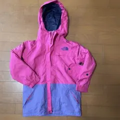 120 中フリース有 THE NORTH FACE 子ども用ウェア ピンク/紫