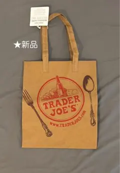 【新品】TRADER JOE'S ウォッシャブル トートバッグ