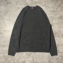 UNIQLO ダークグレー ニットセーター Lサイズ
