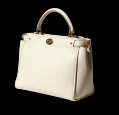 COACH　グラマシー サッチェル スタッズ レザー バッグ　２WEY