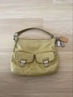 【良品】OLD COACH (コーチ)2way ショルダーバッグ ハンド レザー