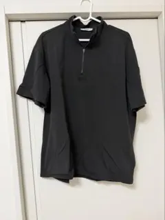 A.P.C. GOLF ハーフジップシャツ ブラック　Lサイズ A.P.C. GOLF ハーフジップシャツ ブラック Lサイズ - メルカリ