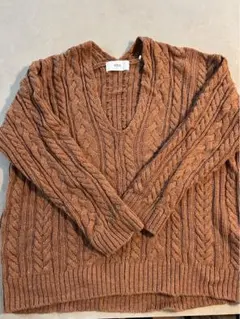 AZUL BY MOUSSY 
レディース長袖 セーター Vネック ニット M