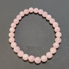 新品　ローズクォーツ　ブレスレット　マダガスカルローズクォーツ　天然石