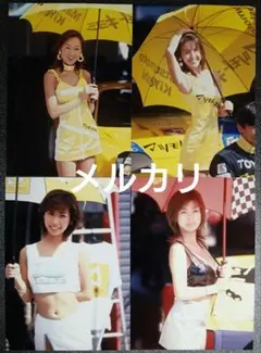 ★1999年レースクイーン★2Lサイズ★ポジ写真4枚セット