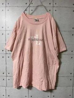 90s フルーツオブザルーム 都市 プリント Tシャツ L 海外古着