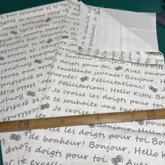 HELLO KITTY サンリオQUARTER REPORT生地160×150