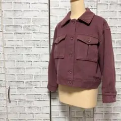 31 Sons de mode♥ コート ショート丈 くすみ紫 36 Sサイズのサムネイル