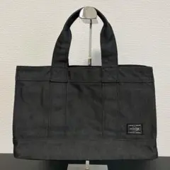 【美品】 PORTER ポーター スモーキー ハンドバッグ S ブラック