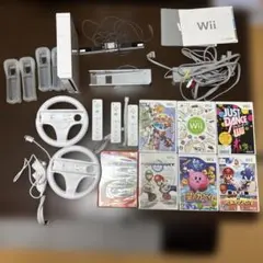Wii本体 ソフト4本 コントローラー付 - メルカリ