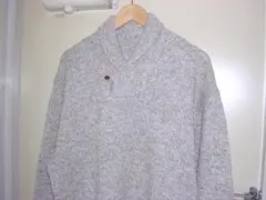 80s90s USA製 L.L.Bean ショールカラー ウールニット セーター