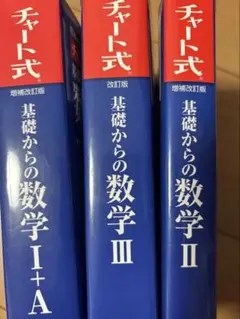 チャート式 基礎からの数学 3冊セット