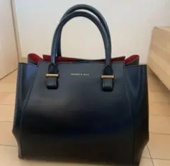 チャールズアンドキース　トートバッグ　ブラック