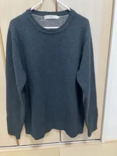 BEAMS LIGHTS ダークグリーン ニットセーター