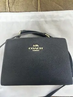 COACH ブラック ショルダーバッグ