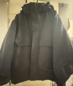 名作】 +J ハイブリッドダウン オーバーサイズパーカ ブラックMサイズ