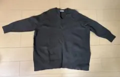 AMERICAN HOLIC ダークブラウン Vネック 長袖ニット