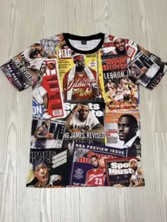 Lebron James コラージュプリント Tシャのサムネイル