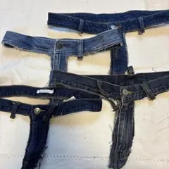 リメイクデニムパーツ4点セット♪