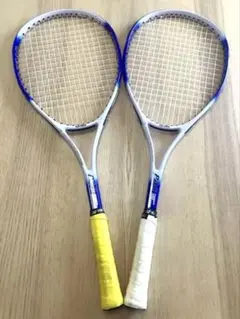Kaiser 軟式ラケット 2本セット+KENKOボール空気入れ
