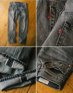 BEAMS Levi's 501 ブラックウォッシュド デニム W30 L28
