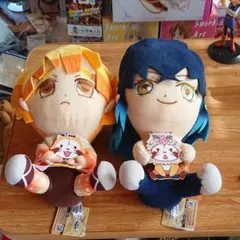 鬼滅の刃×ラスカル コラボBIGぬいぐるみ vol.2 全二種セット〈タグ付き〉