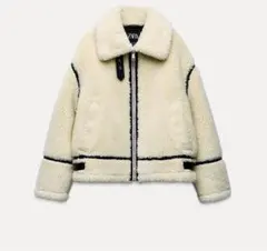 ZARA ボアムートンジャケット