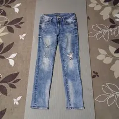 CLOSSHI PREMIUM スキニーデニム ライトブルーウエスト64