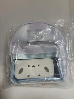 新品未開封 シマエナガポーチ付ミニディパック リュック ガールズ 紫 水色